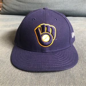 New Era Milwaukee Brewers Navy 59Fifty Fitted Hat
